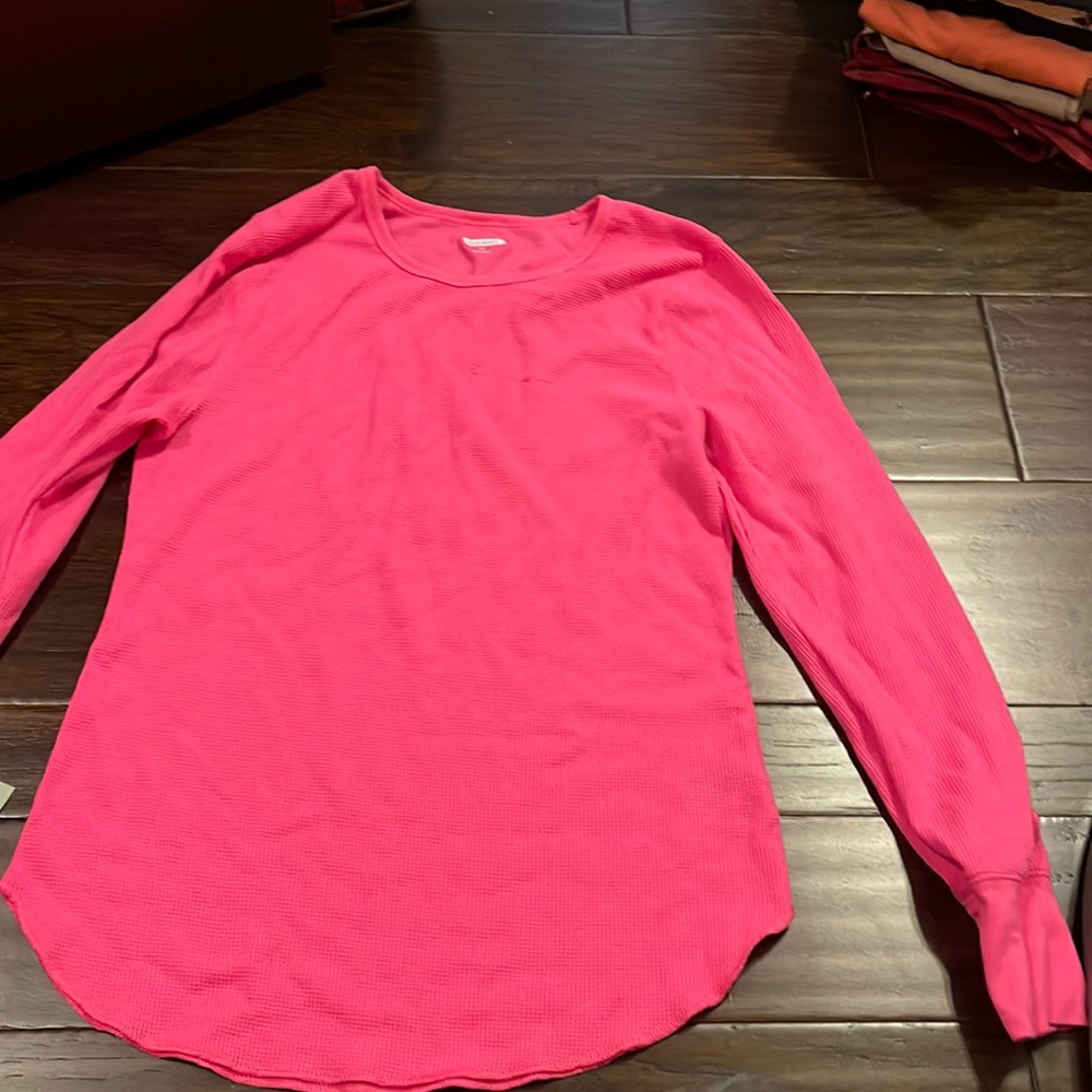 pink long sleeve